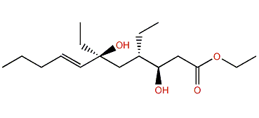 Ethyl (3R,4S,6S,7E)-4,6-Diethyl-3,6-dihydroxy-7-undecenoate